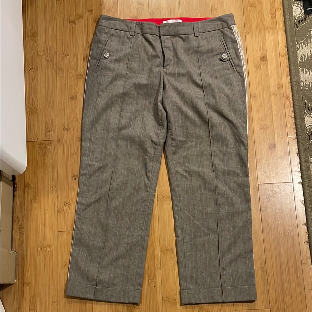 Rebecca Taylor Gray Dress Pants Straight Leg